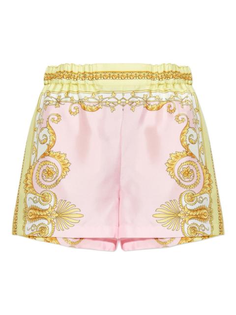Barocco-print shorts