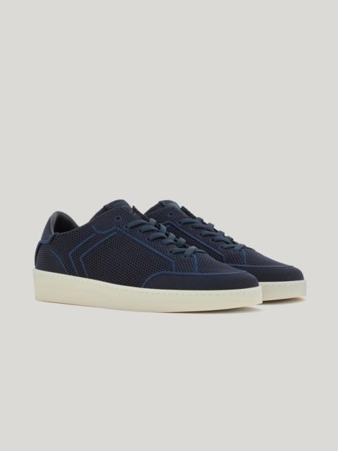 CANALI NUVOLA BLUE EASY-ON SNEAKERS IN TECHNICAL MESH