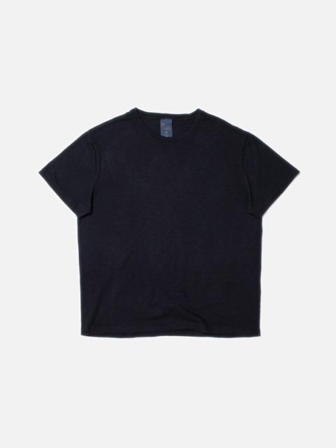 Roffe Slub T-Shirt Black