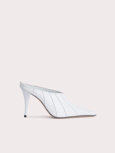 Trish White Nappa Leather