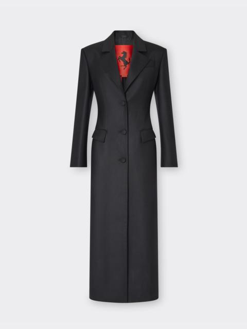 Double wool coat