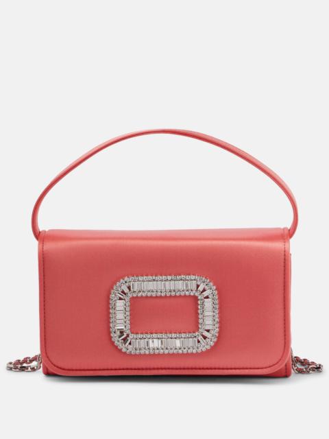 Pilgrim Micro satin clutch