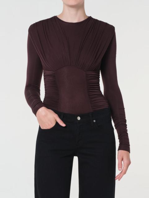 ABBI BODYSUIT IN ROOT