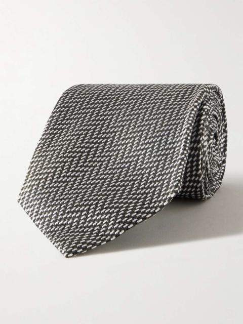 8cm Silk-Jacquard Tie