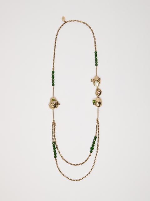 GISELDA Metal double-strand necklace