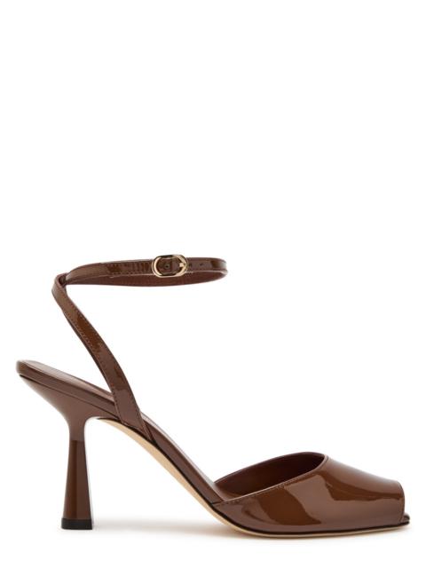Stuart Weitzman Val 85 Patent Leather Sandals