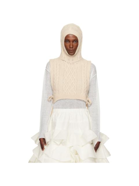 Off-White Hooded Wool Vest