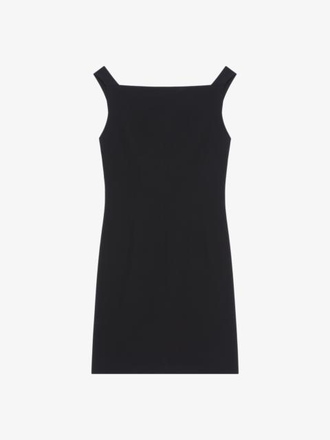 DRESS IN CREPE AND SATIN