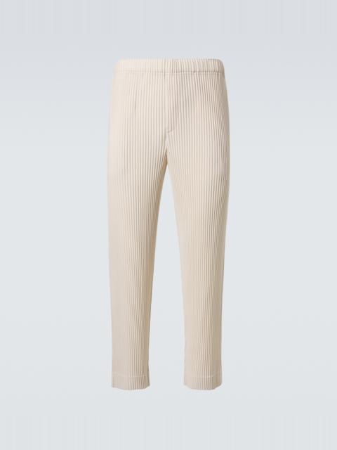 Tuxedo Pleats straight pants