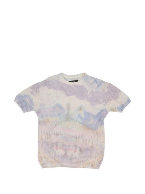 tie-dye knitted T-shirt