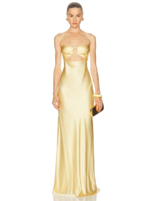 Cut Out Bias Gown