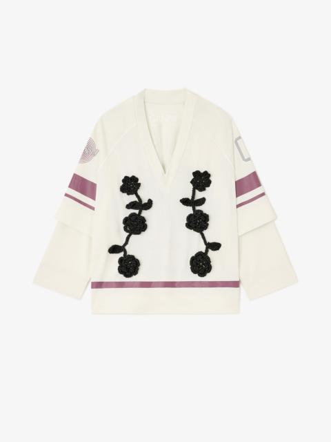 IVORY CYCORA LONG SLEEVE