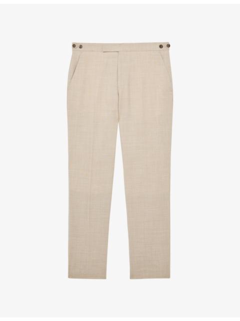 Fibre Slim-Leg Wool Trousers