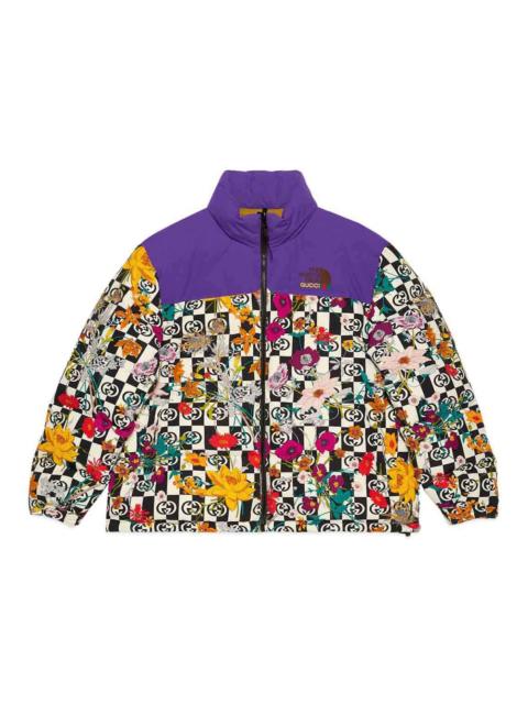 The North Face x Gucci floral down jacket