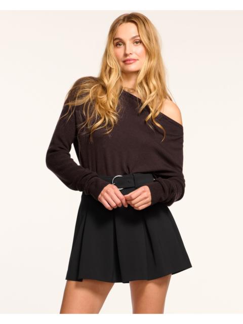 Donia Pleated Belted Skort