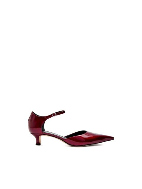 Tillie pointed toe strap pumps