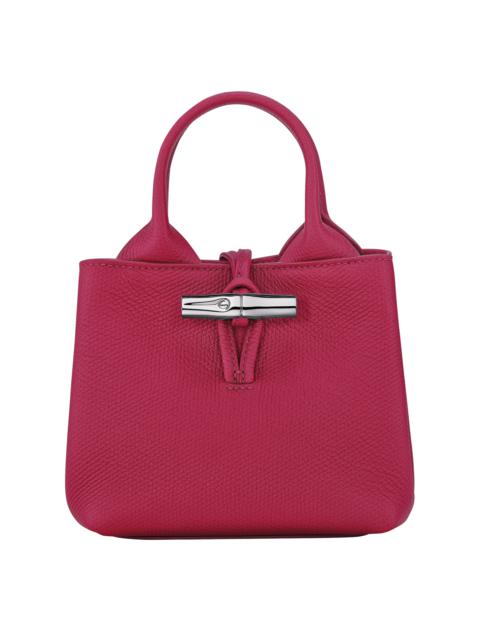 Le Roseau XS Handbag Beetroot - Leather