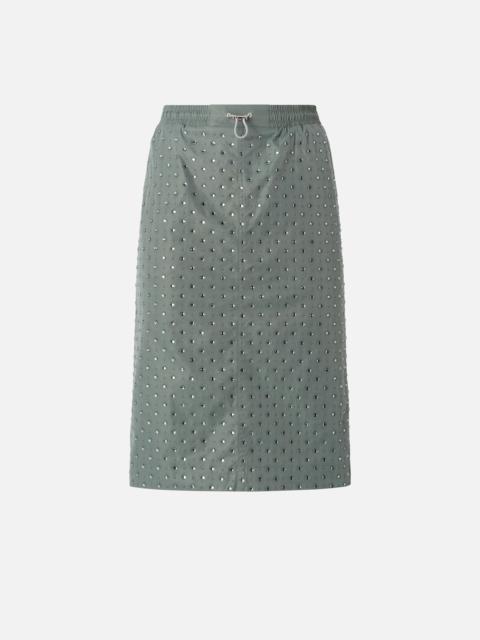 MINI SKIRT WITH RHINESTONES