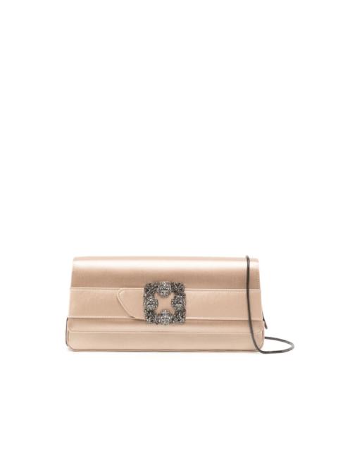 Gothisi crystal-embellished clutch bag