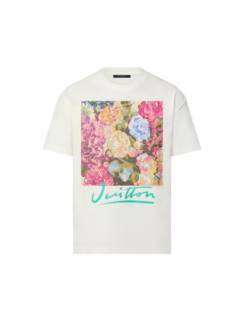 LV Flower Tapestry Print T-Shirt