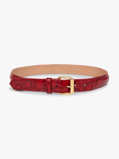 PRINTED LEATHER BELT