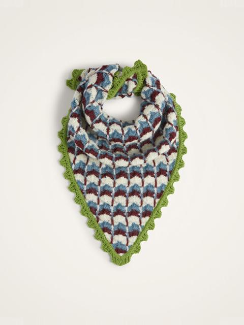 Crochet Triangle Scarf