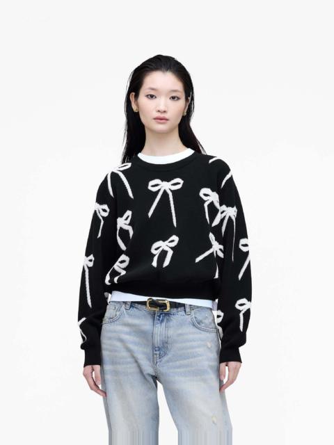 BOW JACQUARD SWEATER