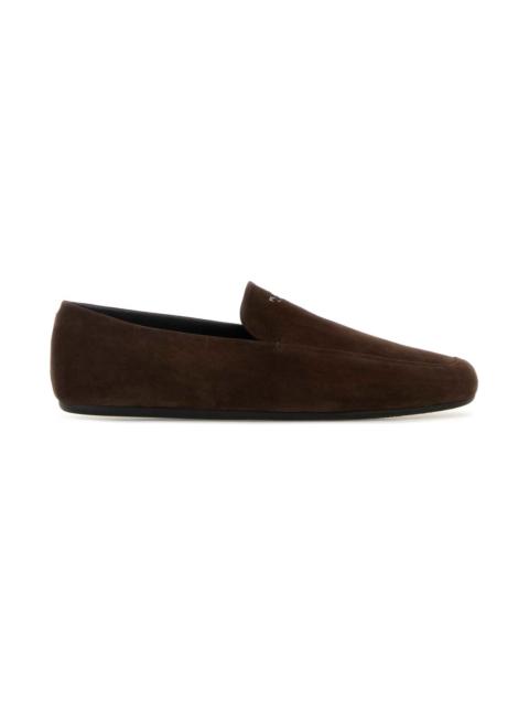 Brown Suede Loafers