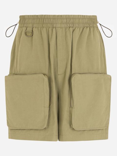 Cotton cargo shorts