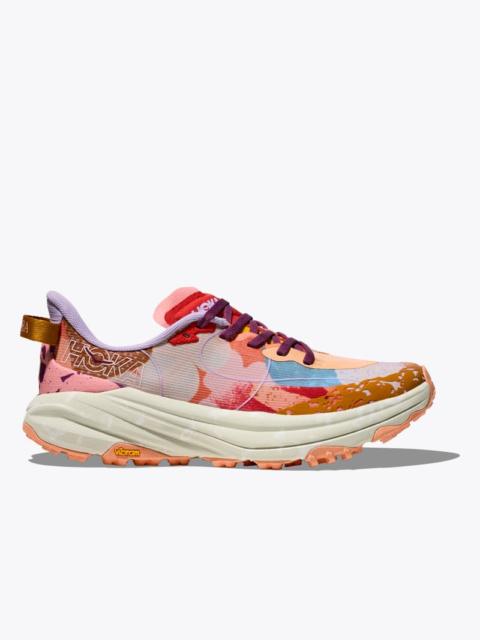 Speedgoat 6 Studio Proba Shoes in Cadmium Orange/Whisper Green