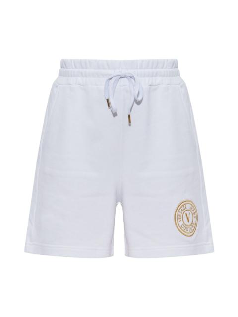 logo-embroidered shorts