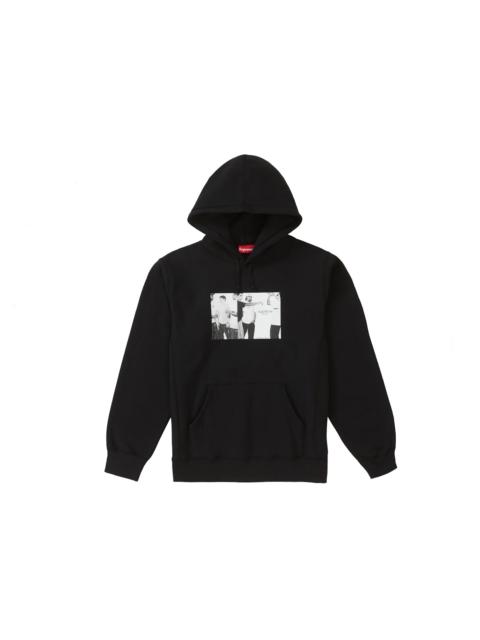 Supreme Classic Ad Hooded Sweatshirt Black
