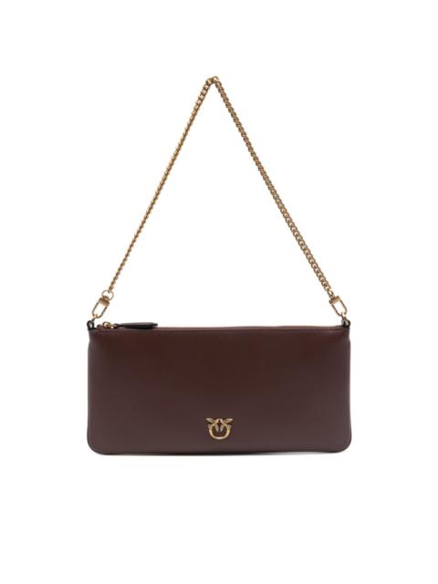 chain logo clutch bag