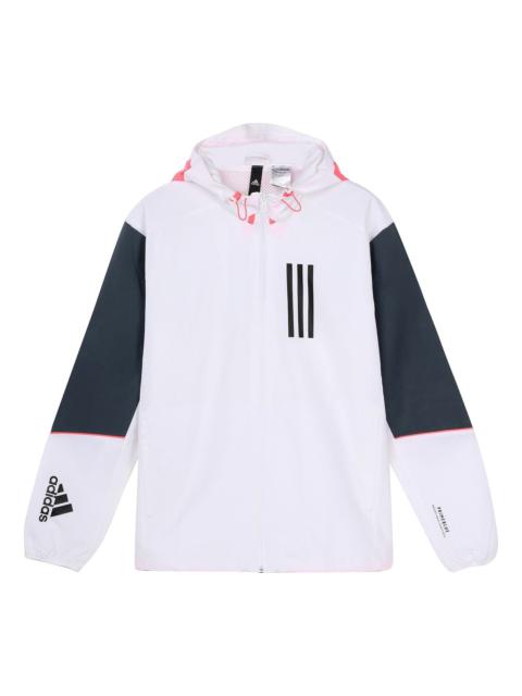 adidas W.N.D. Sports Stylish Hooded Jacket White GF3998