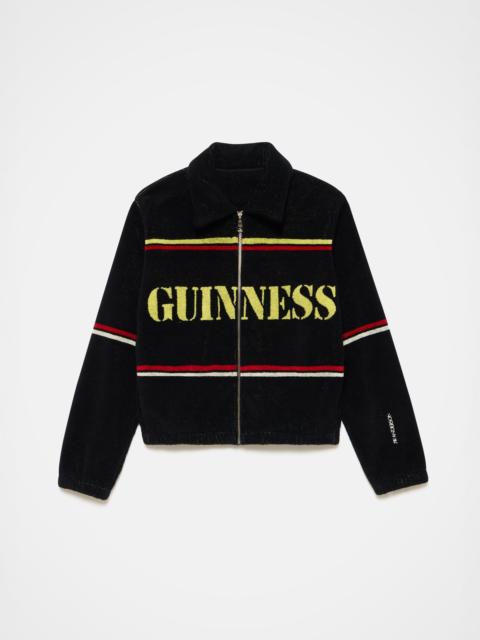 Unisex JW ANDERSON X GUINNESS TOWELLING JACKET IN BLACK
