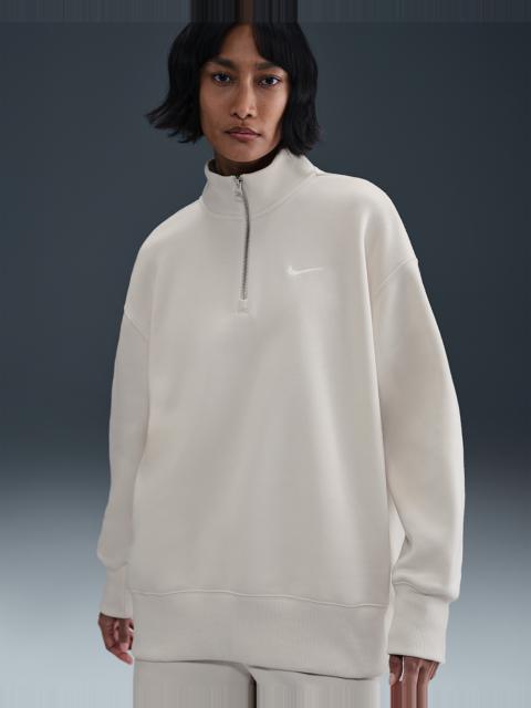 Nike Sportswear Phoenix Fleece Women's Oversized 1/4-Zip Long Sweatshirt