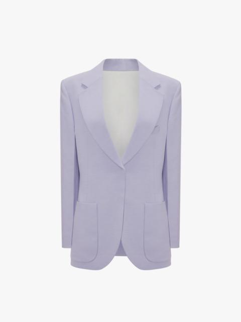 Patch Pocket Jacket In Lavender