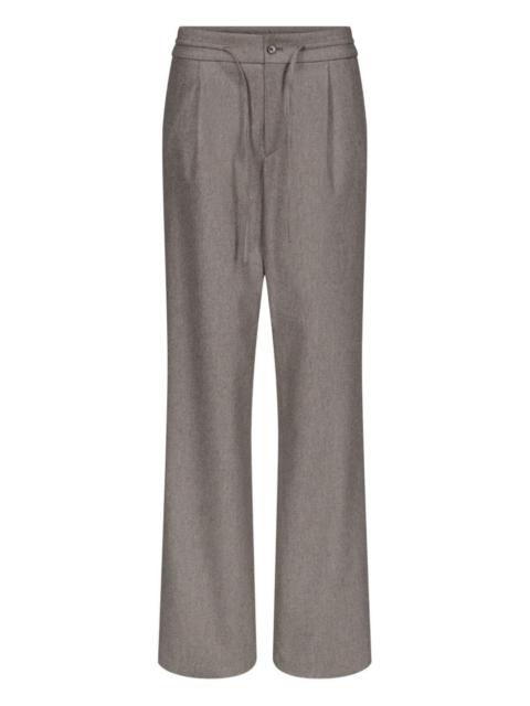 Harlem pleated drawstring trousers