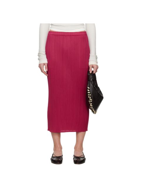Pink June New Colorful Basics 4 Midi Skirt