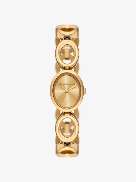Mini Maude Gold-Tone Link Watch