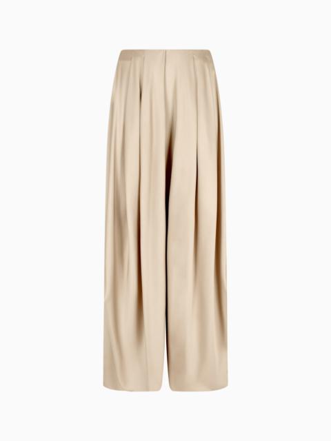 MIDI SKIRT IN DOUBLE-SIDED SILK SATIN
