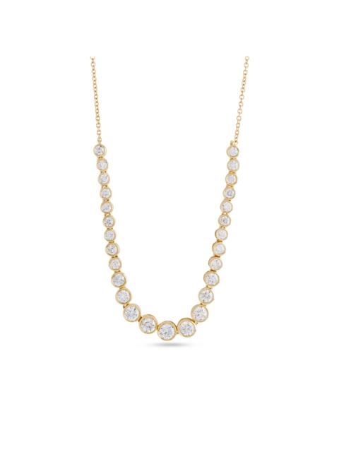 Let It Slide Diamond Tennis Necklace