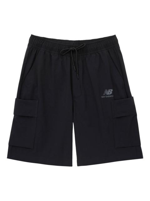 New Balance NBX Holiday Woven Pocket Shorts 'Black' AMS32370-BK