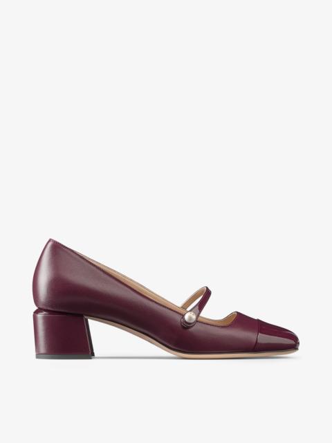 Elisa 45
Garnet Leather Pumps