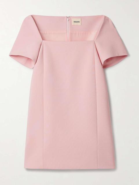 Benji crepe mini dress Baby pink