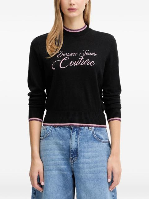 logo-lettering jumper