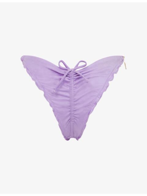 Berry Star-Charm Bikini Bottoms