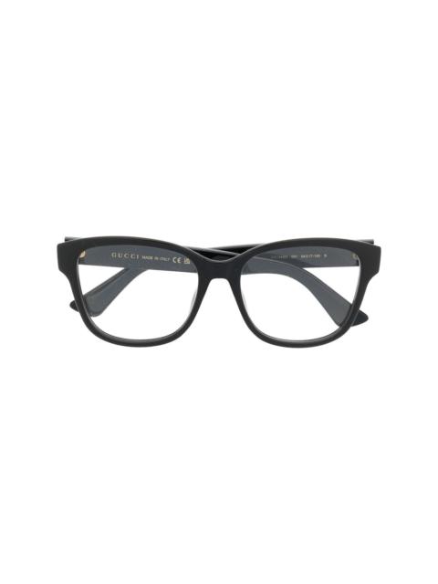 square-frame optical glasses