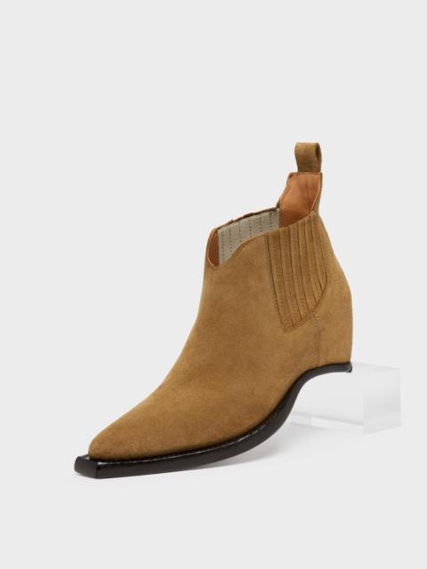 Heel-less Western Chelsea Boots