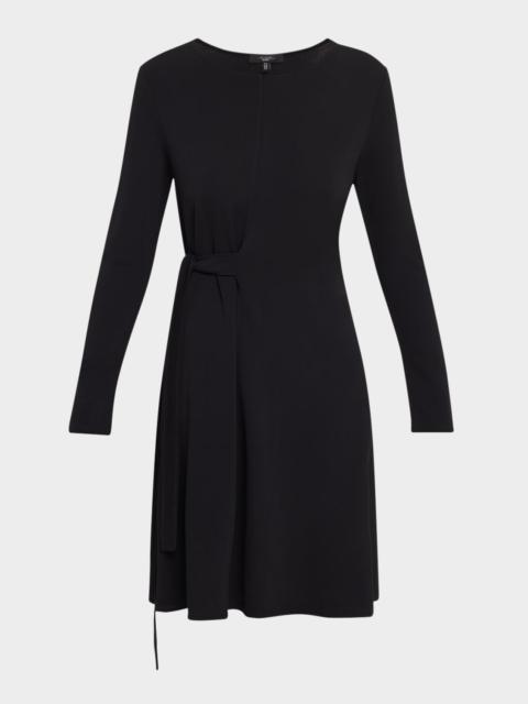 Side-Tie Viscose Jersey Dress